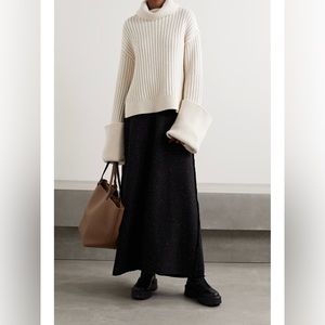 Solace London Nosara Extended Cuffed Sleeve Turtleneck Sweater US Size 6